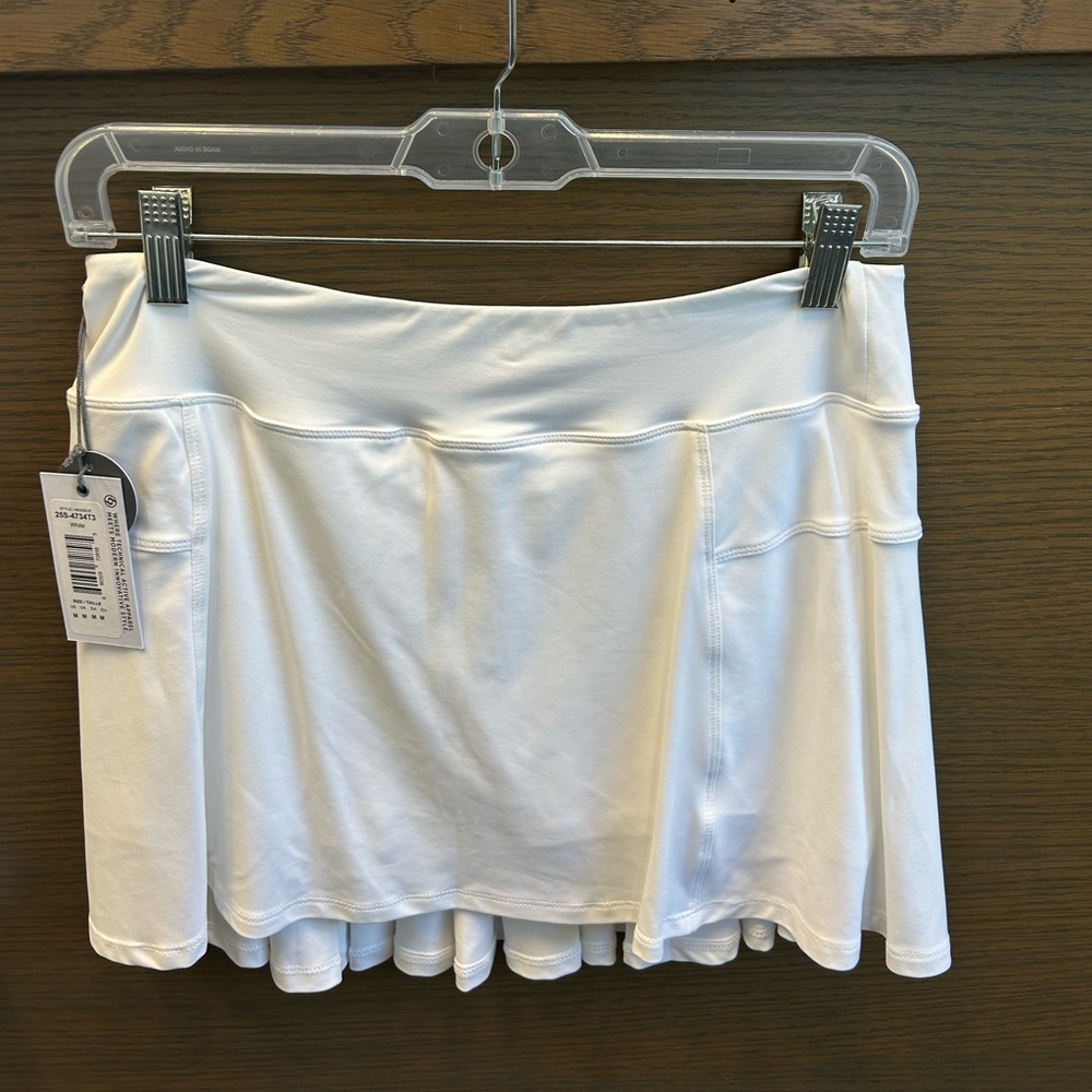 Lija White Tennis Skirt